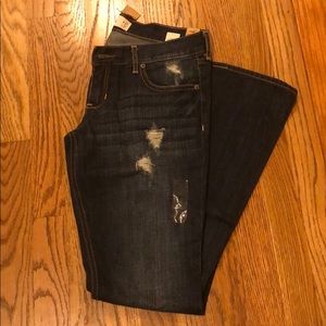 Hollister Ripped Dark Blue Jean